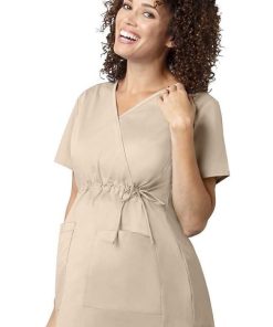 WonderWORK Women's Maternity Solid Scrub Top -Silverts-shop 3 wk 145 650