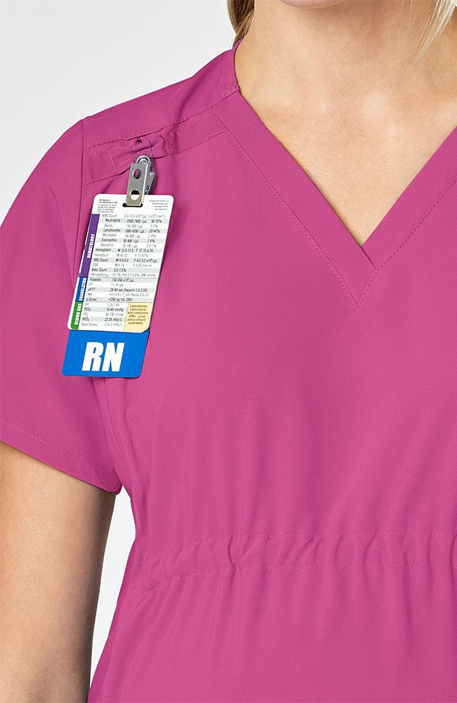 WonderWink Women's Maternity V-Neck Scrub Top 5 WonderWink Women's Maternity V-Neck Scrub Top - Image 3