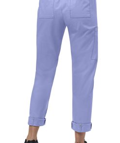 WonderWORK Women's Convertible Slim Leg Cargo Scrub Pant 4 WonderWORK Women's Convertible Slim Leg Cargo Scrub Pant -Silverts-shop 3 wk 505 650