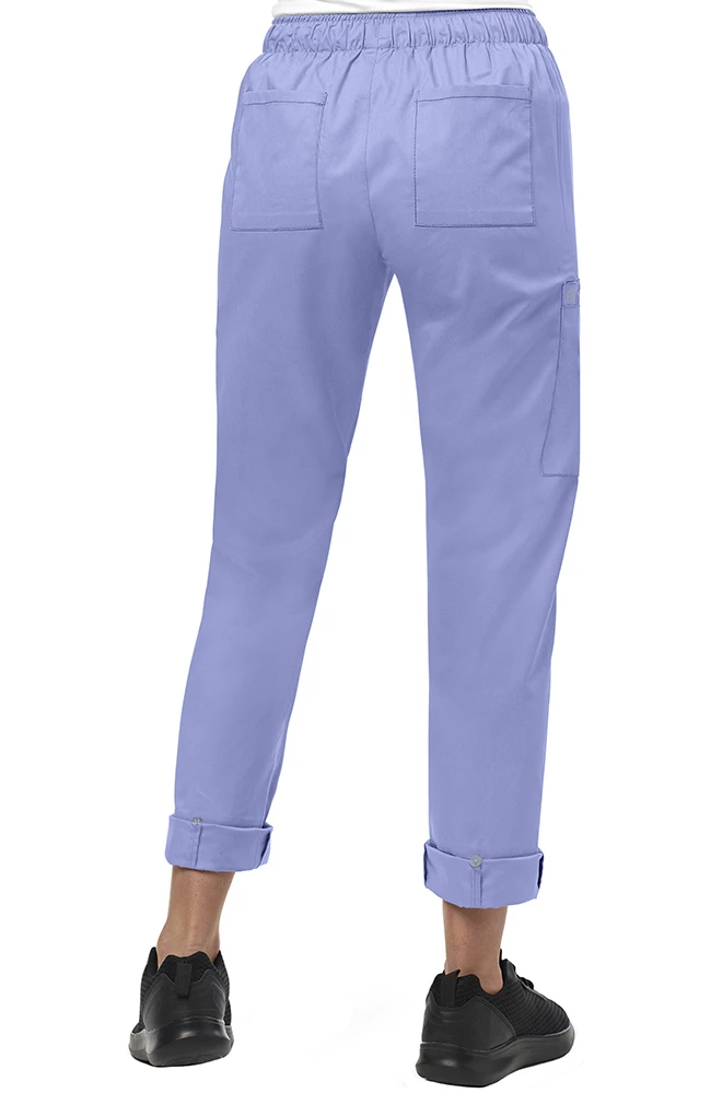 WonderWORK Women's Convertible Slim Leg Cargo Scrub Pant - Image 3