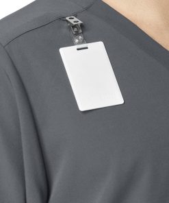 WonderWink Clearance Men's Knit Panel Solid Scrub Top -Silverts-shop 3 wk 6429 clearance 650