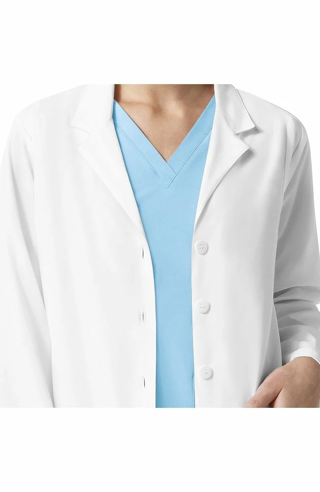 WonderWink Clearance High Performance By Women's Luna 32¾" Lab Coat - Image 3