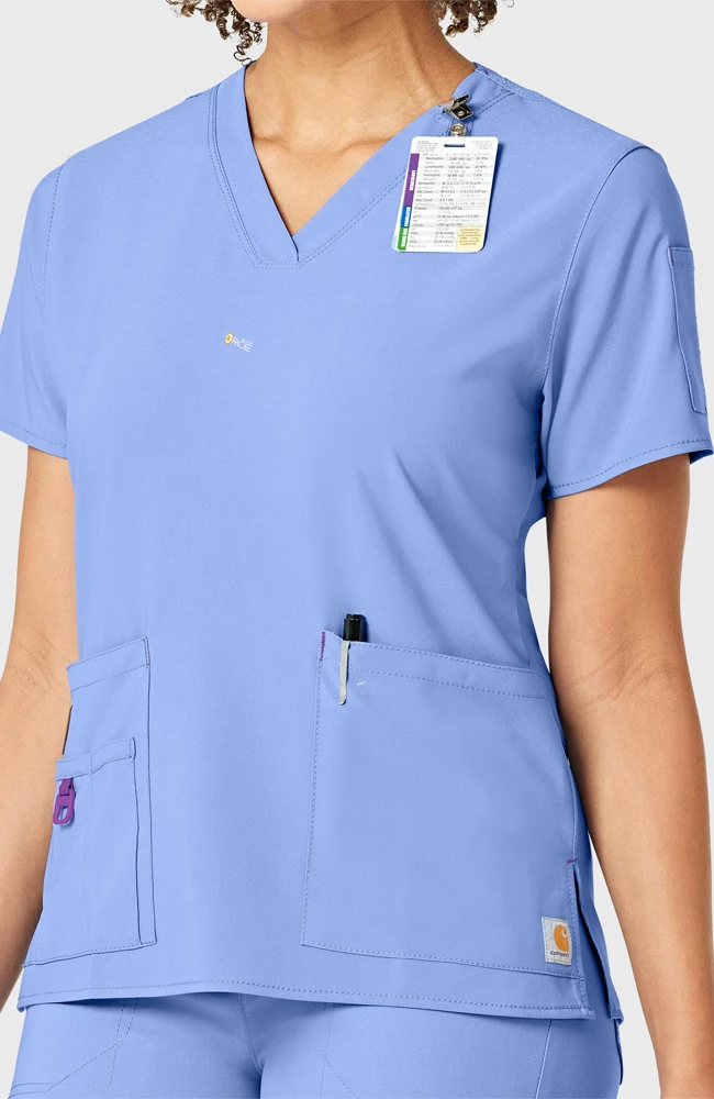 Carhartt Clearance Women's V-Neck Media Top - Image 3