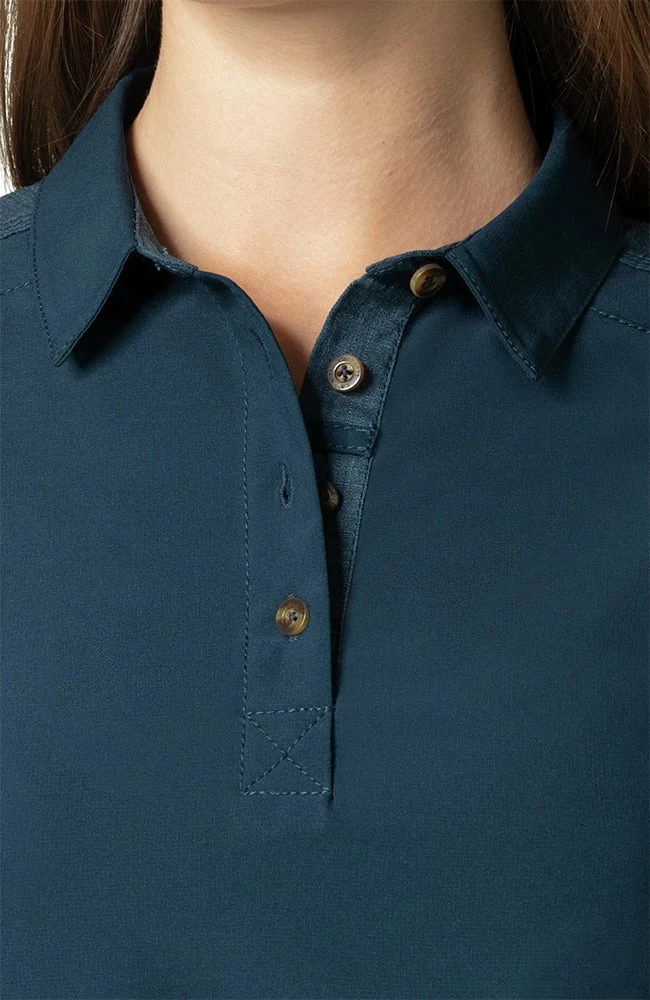 Carhartt Clearance Women's Convertible Sleeve Solid Scrub Top - Image 3