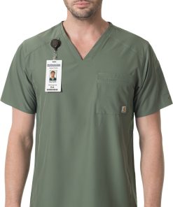 Carhartt Clearance Men's Slim Fit V-Neck Back Vent Top -Silverts-shop 3 wk c15106 clearance 650