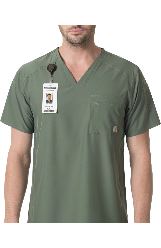 Carhartt Clearance Men's Slim Fit V-Neck Back Vent Top - Image 3