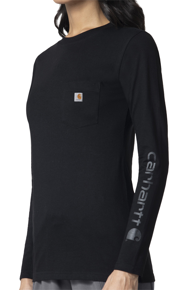 Carhartt Women's Crew Neck Pocket Graphic T-Shirt 5 Carhartt Women's Crew Neck Pocket Graphic T-Shirt - Image 3