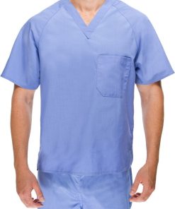 AllHeart Clearance Men's V-Neck Solid Scrub Top 5 AllHeart Clearance Men's V-Neck Solid Scrub Top -Silverts-shop 4 ah b2005 clearance 650