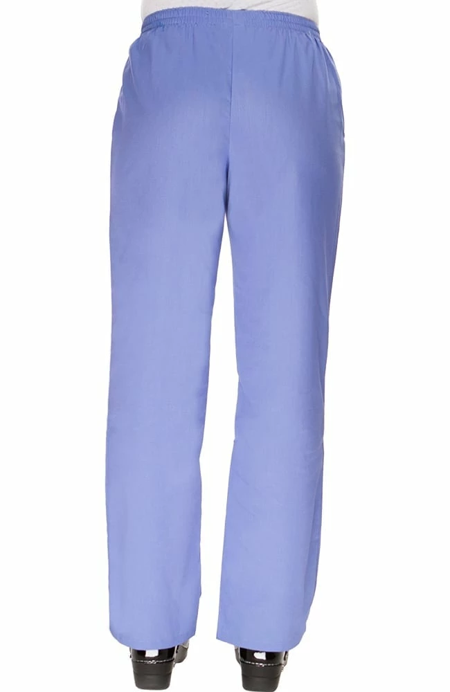 AllHeart Clearance Women's Mock Wrap Scrub Top & Elastic Waistband Scrub Pant Set - Image 4