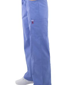 AllHeart Clearance Women's Mock Wrap Solid Scrub Top & Elastic Waist Cargo Scrub Pant Set -Silverts-shop 4 ah eset001clearance 650