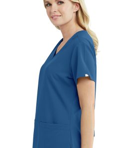 Grey's Anatomy Clearance Women's V-Neck Solid Scrub Top -Silverts-shop 4 bc 2115 clearance 650