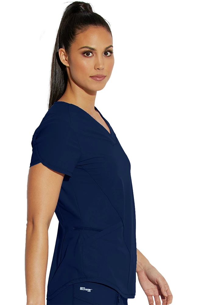 Grey's Anatomy Women's Nova Solid Scrub Top - Image 4