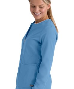 Grey's Anatomy Women's Gianna Warm-Up Scrub Jacket 5 Grey's Anatomy Women's Gianna Warm-Up Scrub Jacket -Silverts-shop 4 bc grsw873 650