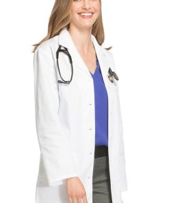 Cherokee Women's Notched Lapel 32" Lab Coat -Silverts-shop 4 ck 1462 650