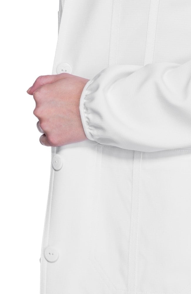 Heartsoul Women's Notched Lapel 34" Lab Coat 6 Heartsoul Women's Notched Lapel 34" Lab Coat - Image 4