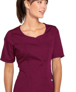 Cherokee Workwear Clearance Women's Novelty V-Neck Solid Scrub Top 5 Cherokee Workwear Clearance Women's Novelty V-Neck Solid Scrub Top -Silverts-shop 4 ck 4746 clearance 650