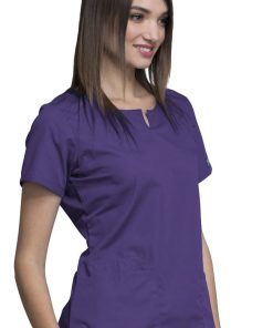 Cherokee Workwear Clearance Women's Round Neck Solid Scrub Top 5 Cherokee Workwear Clearance Women's Round Neck Solid Scrub Top -Silverts-shop 4 ck 4824 clearance 650