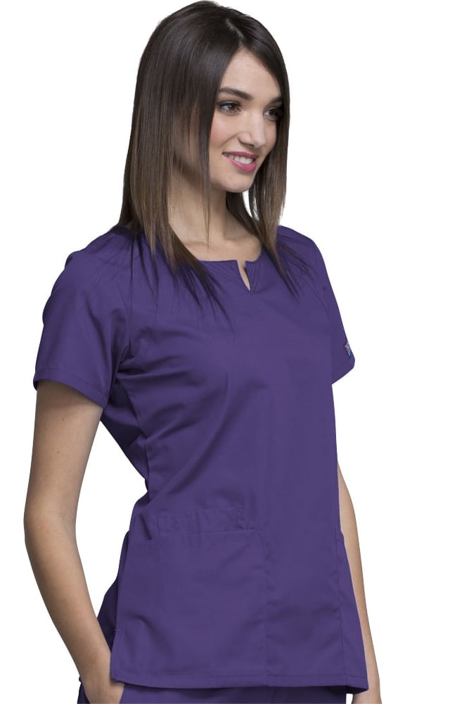 Clearance Women's Round Neck Solid Scrub Top Cherokee Workwear Clearance Women's Round Neck Solid Scrub Top -Silverts-shop 4 ck 4824 clearance 650