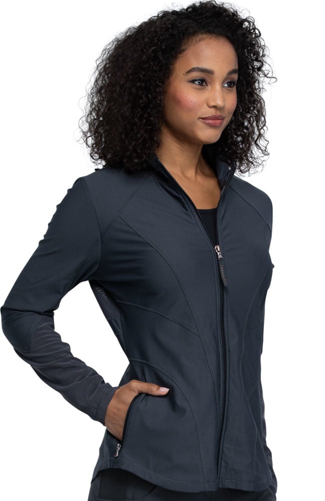 Women's Zip Front Scrub Jacket Cherokee Women's Zip Front Scrub Jacket -Silverts-shop 4 ck ck390 650