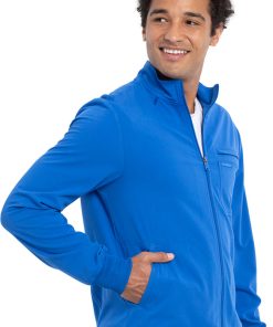 Cherokee Clearance Men's Solid Scrub Jacket -Silverts-shop 4 ck ck395a clearance 650
