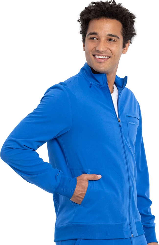 Cherokee Clearance Men's Solid Scrub Jacket - Image 4