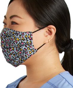 Cherokee Women's Reversible Mr. Purr-fect & Wild Child Print Face Mask -Silverts-shop 4 ck ck508mr 650