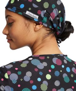 Cherokee Women's Checker Dots Print Scrub Hat 5 Cherokee Women's Checker Dots Print Scrub Hat -Silverts-shop 4 ck ck513 print 650 1