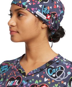Cherokee Women's Work Of Heart Print Scrub Hat -Silverts-shop 4 ck ck513 print 650