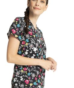 Cherokee Clearance Women's Scroll For It Print Scrub Top 5 Cherokee Clearance Women's Scroll For It Print Scrub Top -Silverts-shop 4 ck ck671 printclearance 650 1