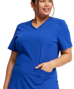 Cherokee Clearance Women's Solid Scrub Top -Silverts-shop 4 ck ck786a clearance 650
