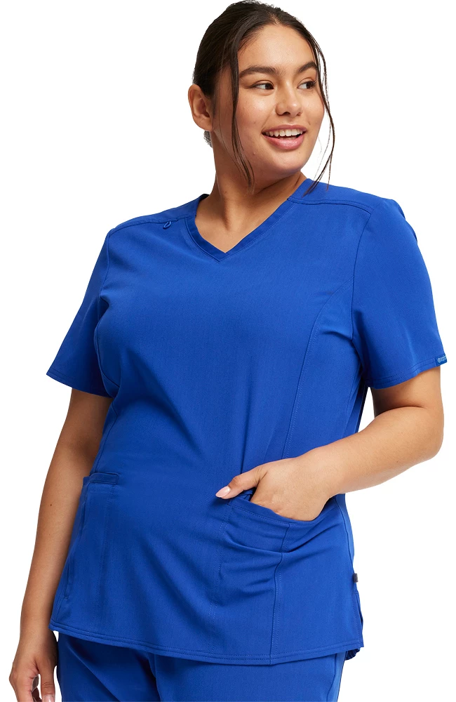 Cherokee Clearance Women's Solid Scrub Top - Image 4