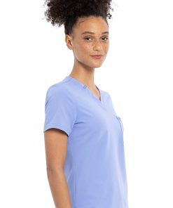 Cherokee Clearance Women's Tuckable Solid Scrub Top -Silverts-shop 4 ck ck788a clearance 650