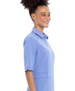 Cherokee Women's Polo Collar Solid Scrub Top 5 Cherokee Women's Polo Collar Solid Scrub Top -Silverts-shop 4 ck ck872a 650