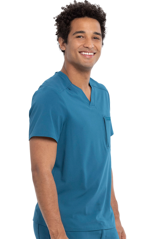 Clearance Men's Tuckable Solid Scrub Top Cherokee Clearance Men's Tuckable Solid Scrub Top -Silverts-shop 4 ck ck887a clearance 650