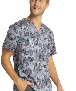 Cherokee Clearance Men's Abstract Ways Print Scrub Top 9 Cherokee Clearance Men's Abstract Ways Print Scrub Top -Silverts-shop 4 ck ck902 printclearance 650