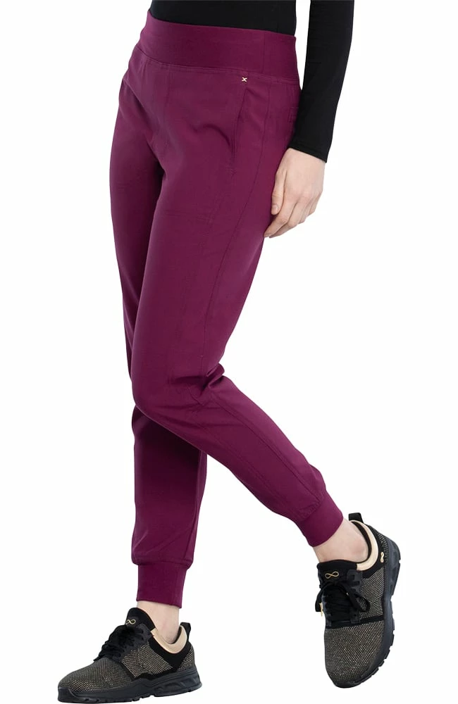 Cherokee Clearance Women's Mid Rise Jogger Scrub Pant - Image 4