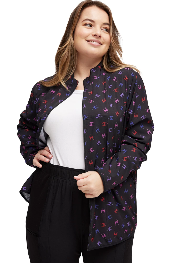 Heartsoul Women's Packable I Run This Castle Print Jacket - Image 4