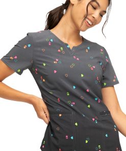 Heartsoul Clearance Women's Pineapple Pop Print Scrub Top 5 Heartsoul Clearance Women's Pineapple Pop Print Scrub Top -Silverts-shop 4 ck hs821 printclearance 650