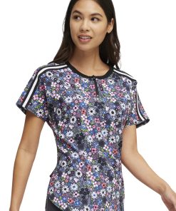 Heartsoul Women's Ditsy Garden Print Scrub Top -Silverts-shop 4 ck hs831 print 650