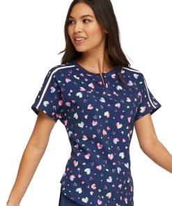 Heartsoul Clearance Women's Loving Art Print Scrub Top 5 Heartsoul Clearance Women's Loving Art Print Scrub Top -Silverts-shop 4 ck hs831 printclearance 650