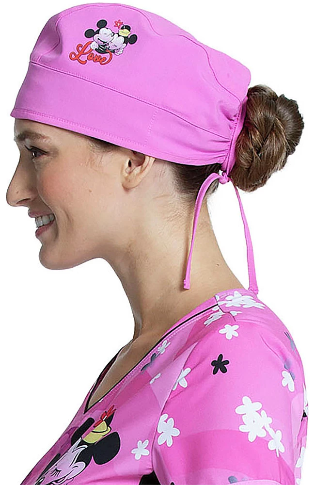 Cherokee Clearance Women's I Love You Print Scrub Hat - Image 4