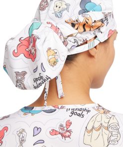 Cherokee Women's Friendship Goals Print Bouffant Scrub Hat -Silverts-shop 4 ck tf514 print 650