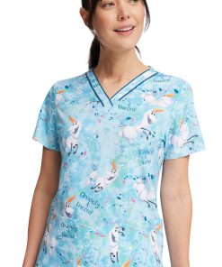 Cherokee Women's Obviously A Unicorn Print Scrub Top 5 Cherokee Women's Obviously A Unicorn Print Scrub Top -Silverts-shop 4 ck tf610 print 650