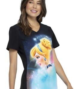 Cherokee Clearance Women's Cinderella Dream Print Scrub Top 5 Cherokee Clearance Women's Cinderella Dream Print Scrub Top -Silverts-shop 4 ck tf627 printclearance 650 2