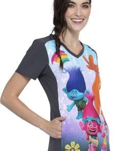 Cherokee Clearance Women's Musical Genius Print Scrub Top 9 Cherokee Clearance Women's Musical Genius Print Scrub Top -Silverts-shop 4 ck tf637 printclearance 650 4