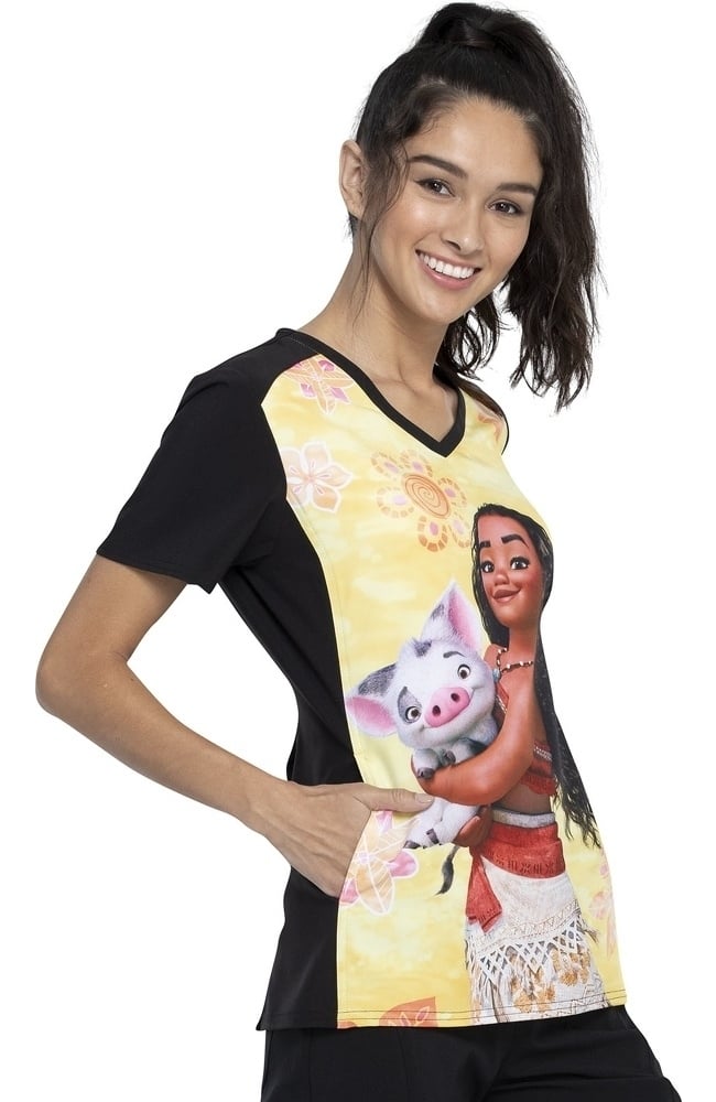 Cherokee Clearance Women's My Pua Print Scrub Top 6 Cherokee Clearance Women's My Pua Print Scrub Top - Image 4