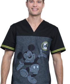 Cherokee Clearance Men's V-Neck Be Yourself Print Scrub Top 9 Cherokee Clearance Men's V-Neck Be Yourself Print Scrub Top -Silverts-shop 4 ck tf707 printclearance 650 1