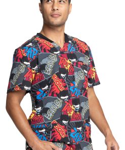 Cherokee Clearance Men's Zap Print Scrub Top 5 Cherokee Clearance Men's Zap Print Scrub Top -Silverts-shop 4 ck tf725 printclearance 650