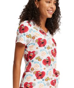Cherokee Women's Glub Glub Print Scrub Top 5 Cherokee Women's Glub Glub Print Scrub Top -Silverts-shop 4 ck tf737 print 650