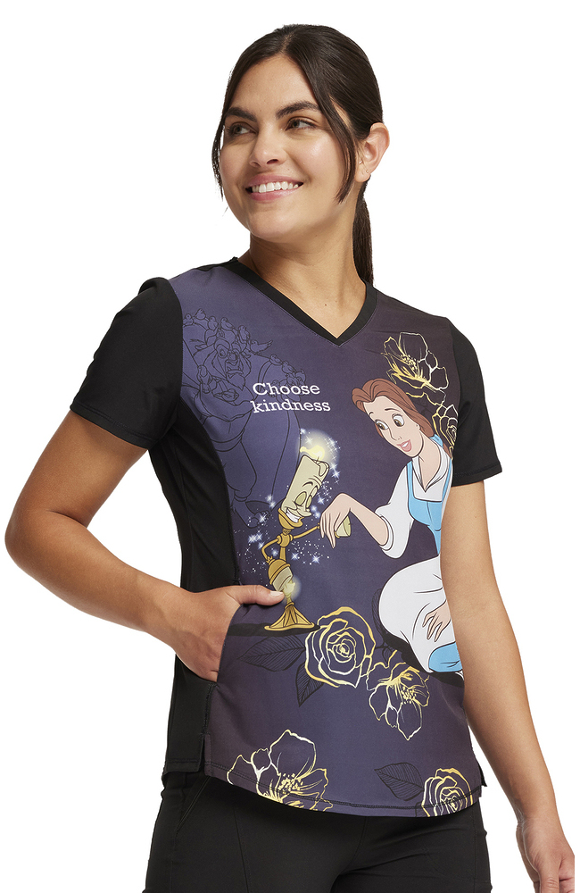 Women's Choose Kindness Print Scrub Top Cherokee Women's Choose Kindness Print Scrub Top -Silverts-shop 4 ck tf782 print 650